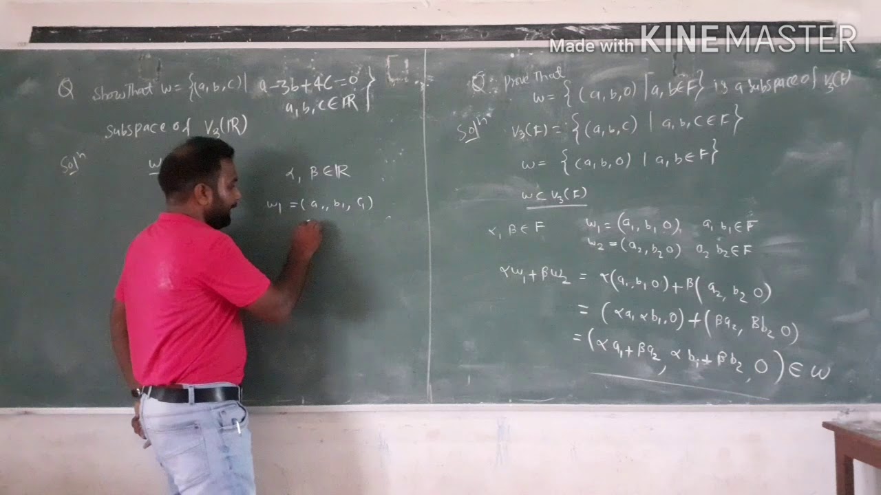 vector subspace definition vector subspace definition
