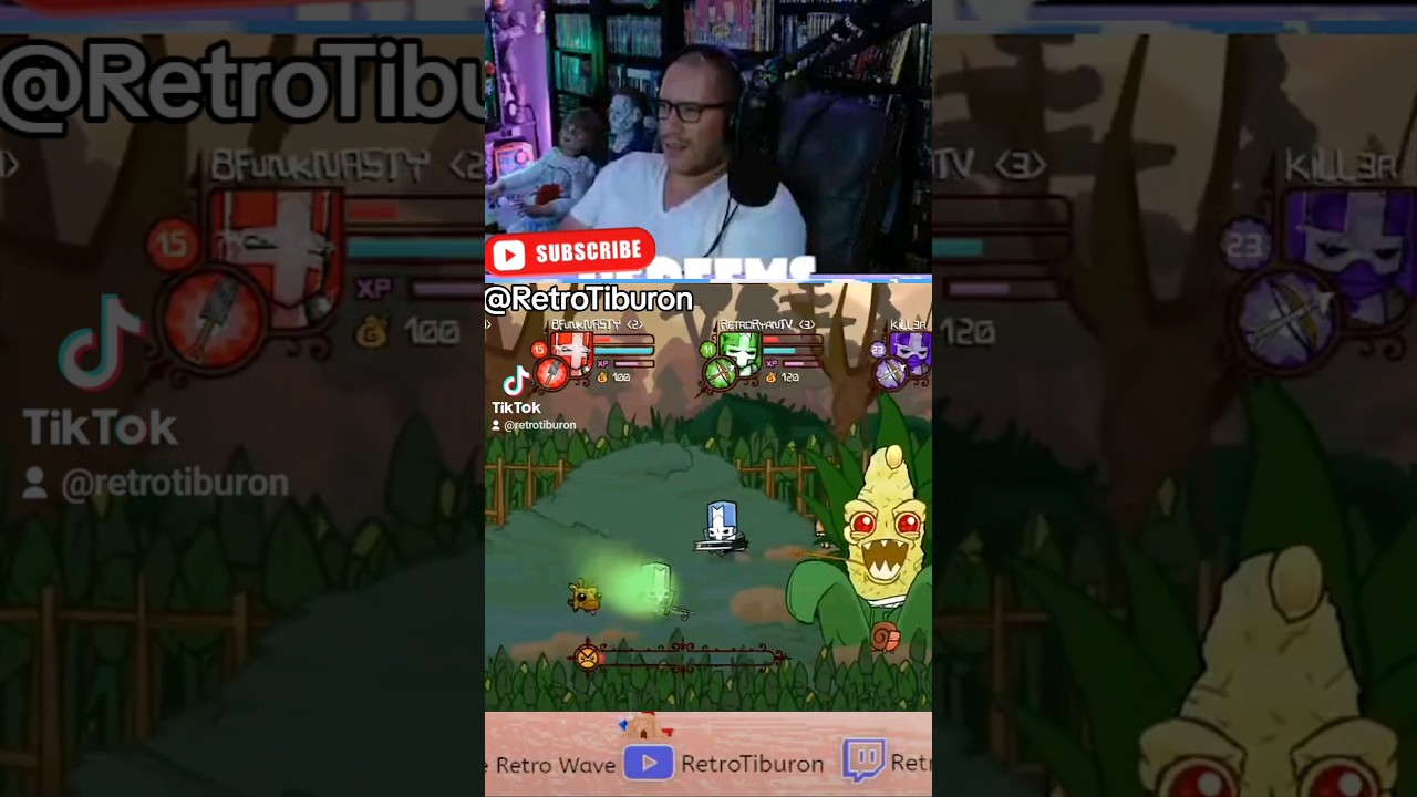 We really like corn. #castlecrashers #xboxseriesx #gaming