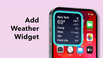 How To Add Weather Widget To iPhone Home Screen?