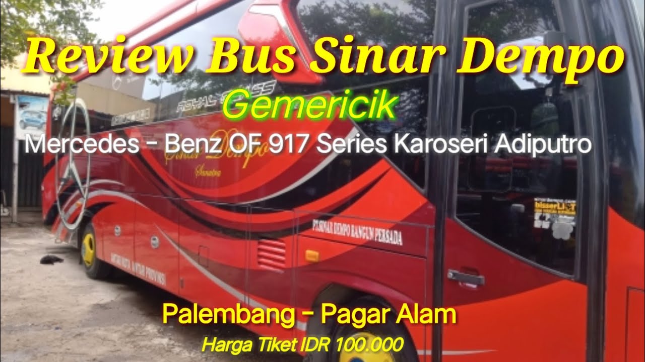 Review Bus Sinar Dempo // Bus Mewah Harga Tiket Murah // Ada 2 Artis di Loket Sinar Dempo