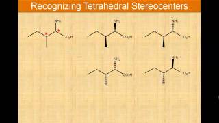 Recognizing tetrahedral stereocenters