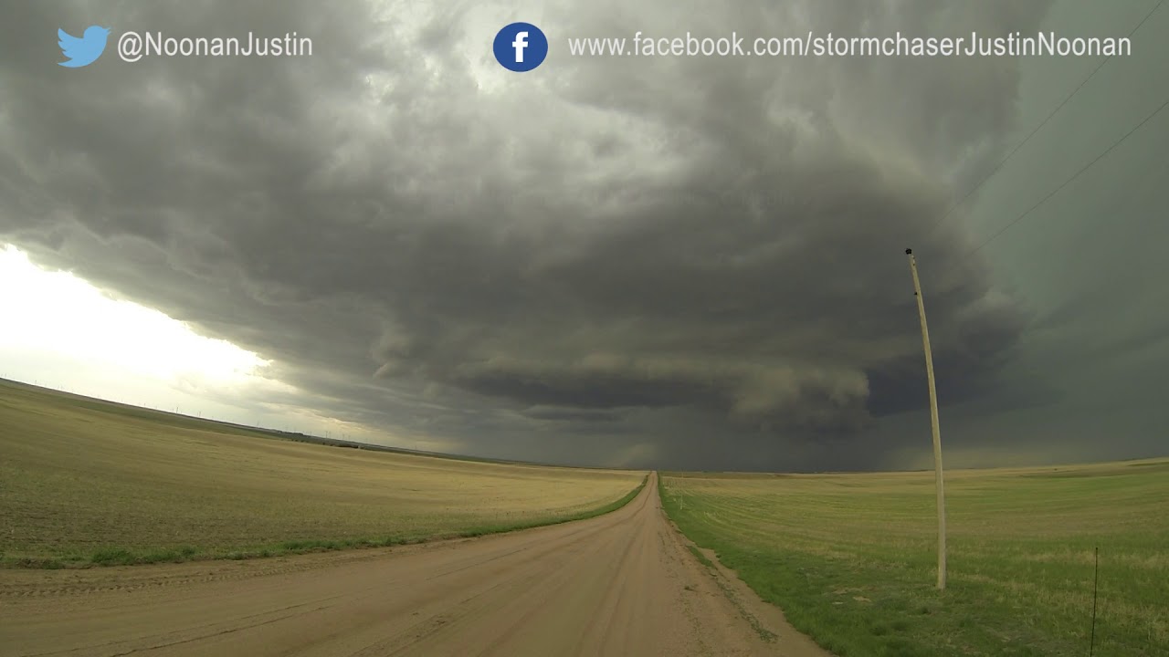 May 8th 2017, tornado warned supercell, eastern Colorado - YouTube