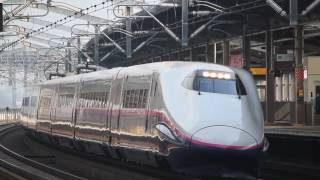 東北新幹線 E2系+E3系やまびこ・つばさ128号 那須塩原駅通過 2016年3月6日