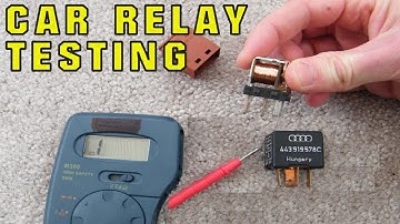 How to Test Car Relays