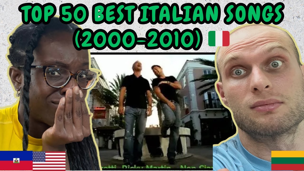 РЕАКЦИЯ НА ТОП-50 ЛУЧШИХ ИТАЛЬЯНСКИХ ПЕСЕН 2000–2010 | ПЕРВЫЙ СМОТР
