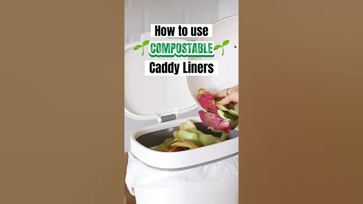 Compostable Caddy Liners🌱🥔🥕🪣 #plastics #environment #caddy #composting #compost #eco
