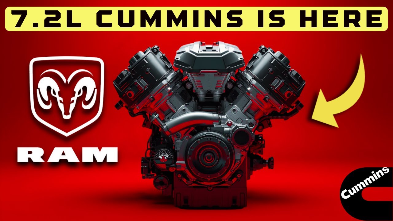 CUMMINS 7.2L Diesel & 6.7L  Petrol Engines Coming to 2026 Ram 2500