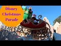 Mickeys once upon a christmastime parade