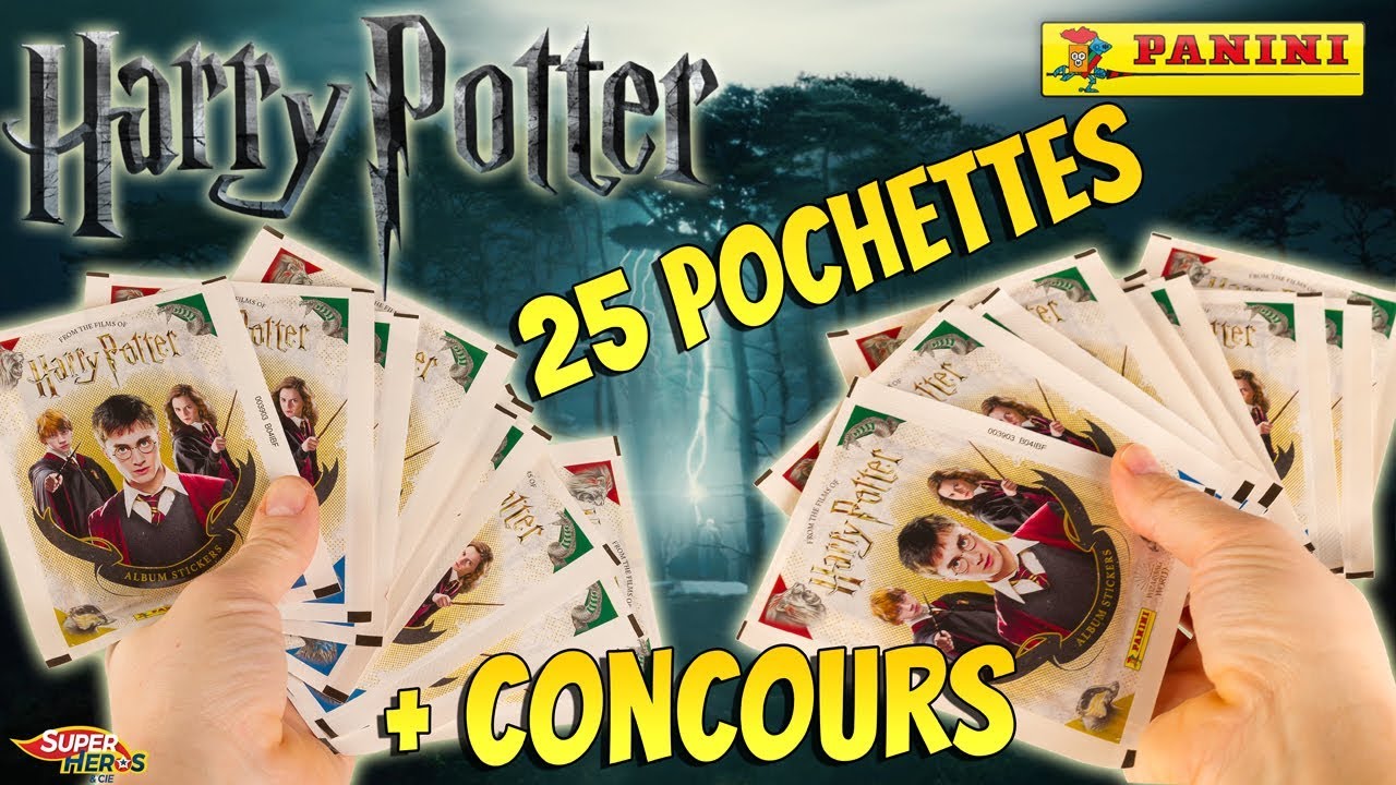 Harry Potter Album Panini 25 Boosters Je vous offre les doubles Cartes à Collectionner Stickers Harry Potter Album Panini 25 Boosters Je vous offre les doubles Cartes à Collectionner Stickers