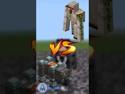 5 IRON GOLEM VS 3 RAVAGER ??!!! #shorts
