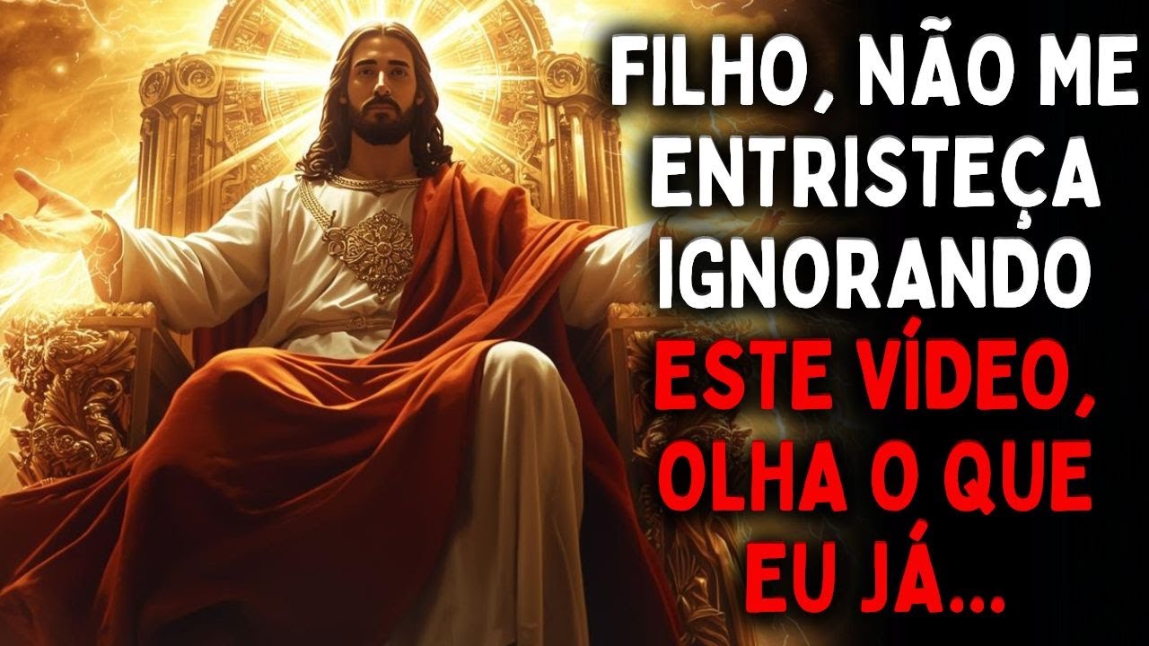 🔥FILHO, NÃO ME ENTRISTEÇA IGNORANDO ESTE VIDEO, OLHA  QUE EU VOU FAZER!