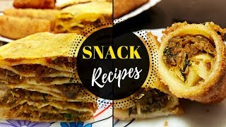2 Snacks with same ingredients / Chattipathiri(pancake layered snack) & Spring Roll