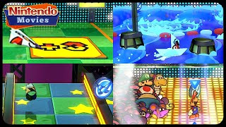 Paper Mario The Thousand Year Door Remake: All Pinata Parlor Mini-Games (Plane, Paper, Tube & Boat) @NintendoMovies