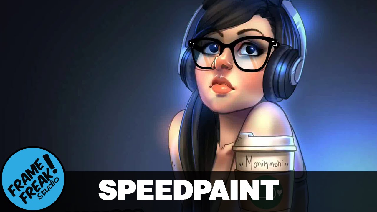 Hipster Selfie - Speedpaint Series by Monikinshi (Ep. 6) on Frame Freak Studio