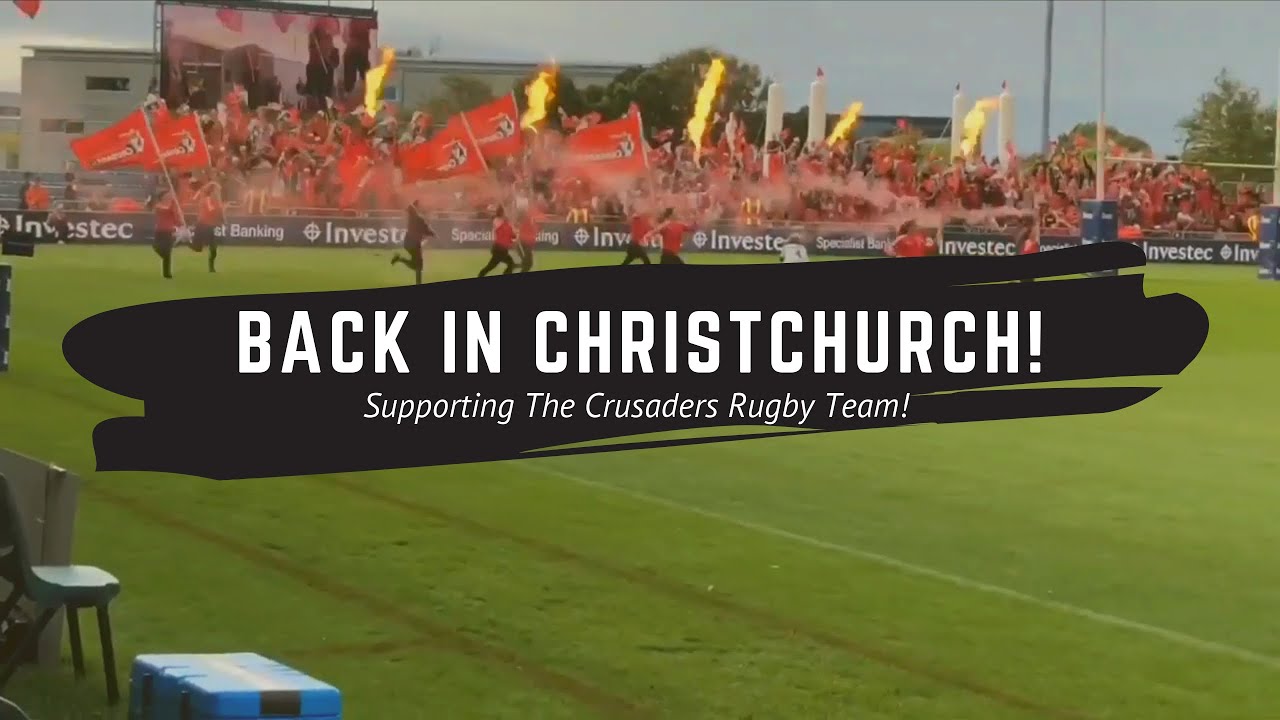 vlogs in spanish SUPPORTING THE CRUSADERS RUGBY TEAM!