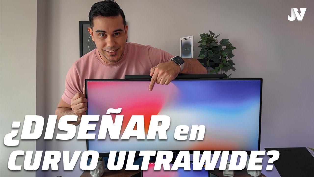 Monitor ULTRAWIDE CURVO para DISEÑO GRÁFICO. El LG 34WQ60C es una monitor  perfecto para diseñar 🖥️😍 