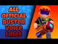 Buster Voice Lines Brawl Stars