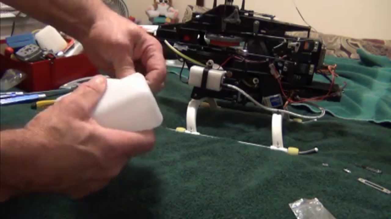 Raptor 30 Gasser fuel tank YouTube