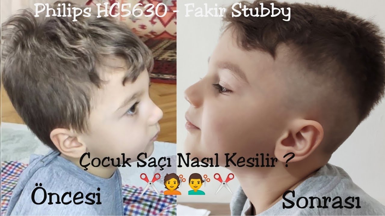 Çocuk Bebek Saç Traşı Nasıl Kesilir ? Philips HC5036 Fakir Stubby