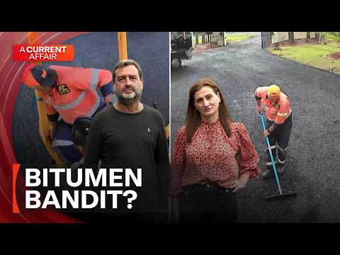 ‘Bitumen Bandits' cost couple $14,000 | A Current Affair