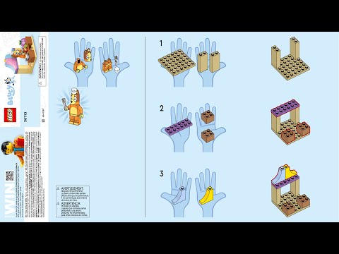 LEGO Instructions - Bluey - 30713 - Fancy Restaurant with Bingo