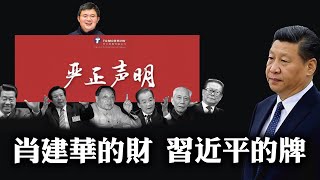 肖建華明天係金融王國被全面接管，“嚴正聲明”後面的深厚背景，預示北戴河會議中共元老將集體向習近平發難（江峰漫谈20200719第206期）