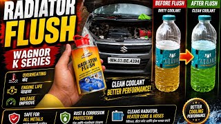WagonR Radiator Flush 😱 Cooling Problem Solve | Over Heating Fix at Home 🔥 Shocking Result End