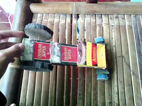  Cara  Buat Mobil Dari Kardus Kertas Rokok Bahan Bekas 