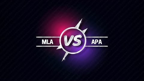 Comparison of MLA and APA Documentation of Sources