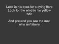 Oren Lavie - The Man Who Isn't There (lyrics)