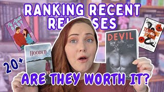 Are ANY of These RECENT RELEASES Worth Your Time? | 24 Romances RANKED @TheBookRefuge