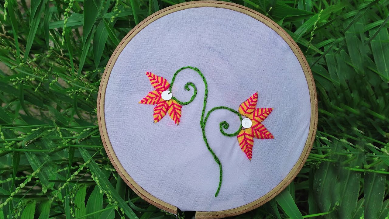 Hand Embroidery basic & simple embroidery YouTube