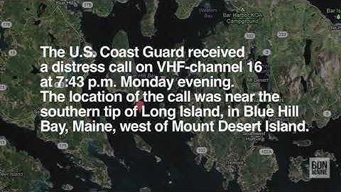U.S. Coast Guard receives distress call in Blue Hill Bay