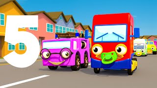 5 Little Trucks Song + more Classic Nursery Rhymes for Kids Songs | Gecko's Garage Truck Cartoon