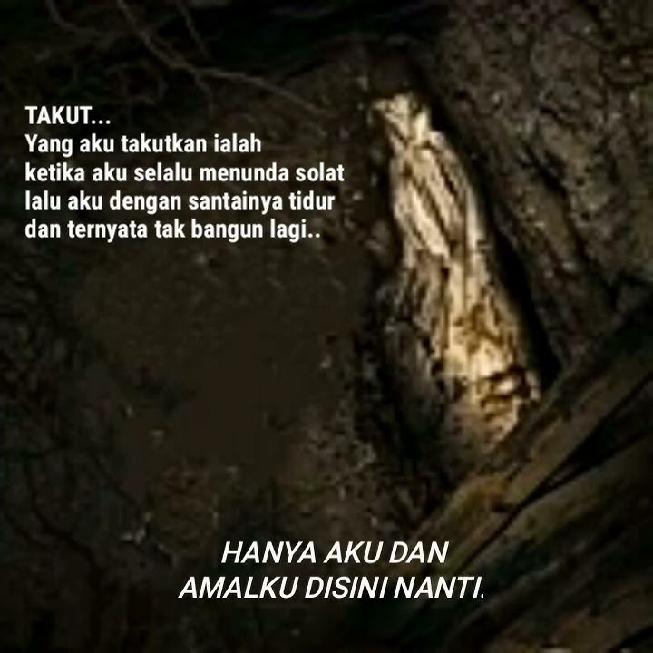story WA kematian..😭😭 Jangan menunda-nunda solat.