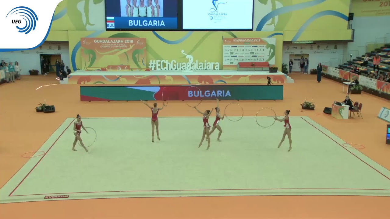 Bulgaria - 2018 Rhythmic Europeans, 5 hoops final