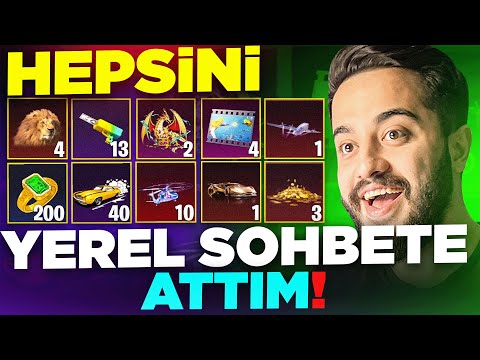 YEREL SOHBET ve BAYRAKTA 1 MİLYON POPÜLERLİK ATMAK! (AĞLADI) PUBG Mobile