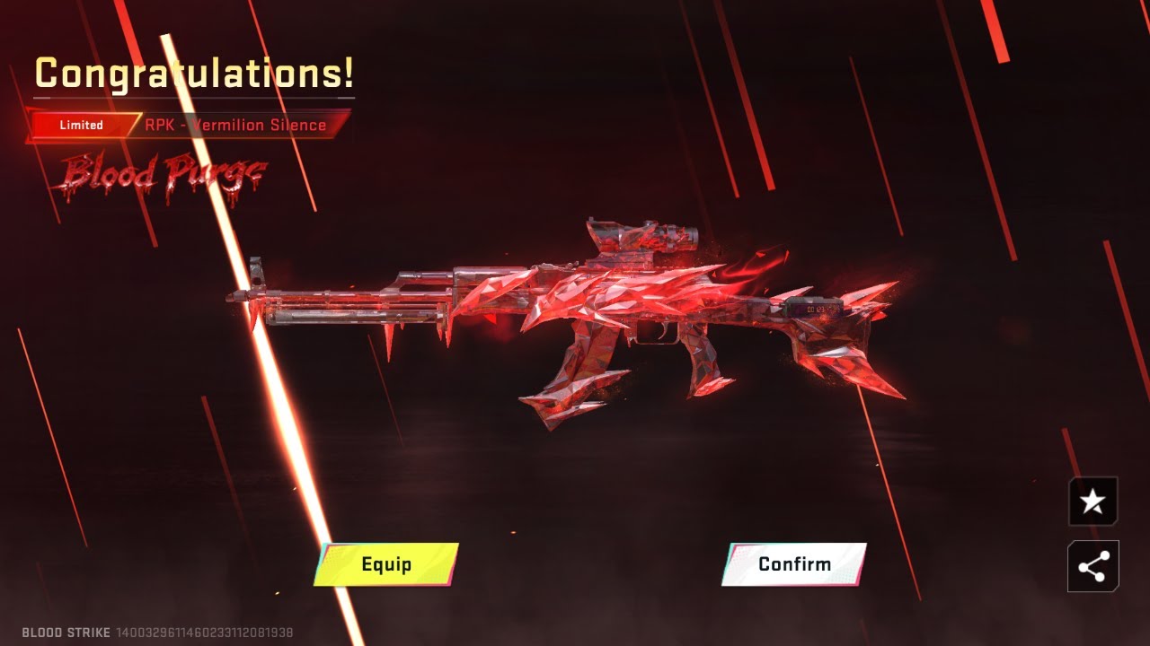 Trying Out The New Free RPK Skin in Bloodstrike - YouTube