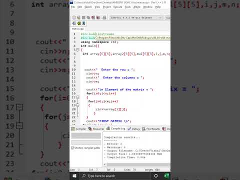 C++ program for