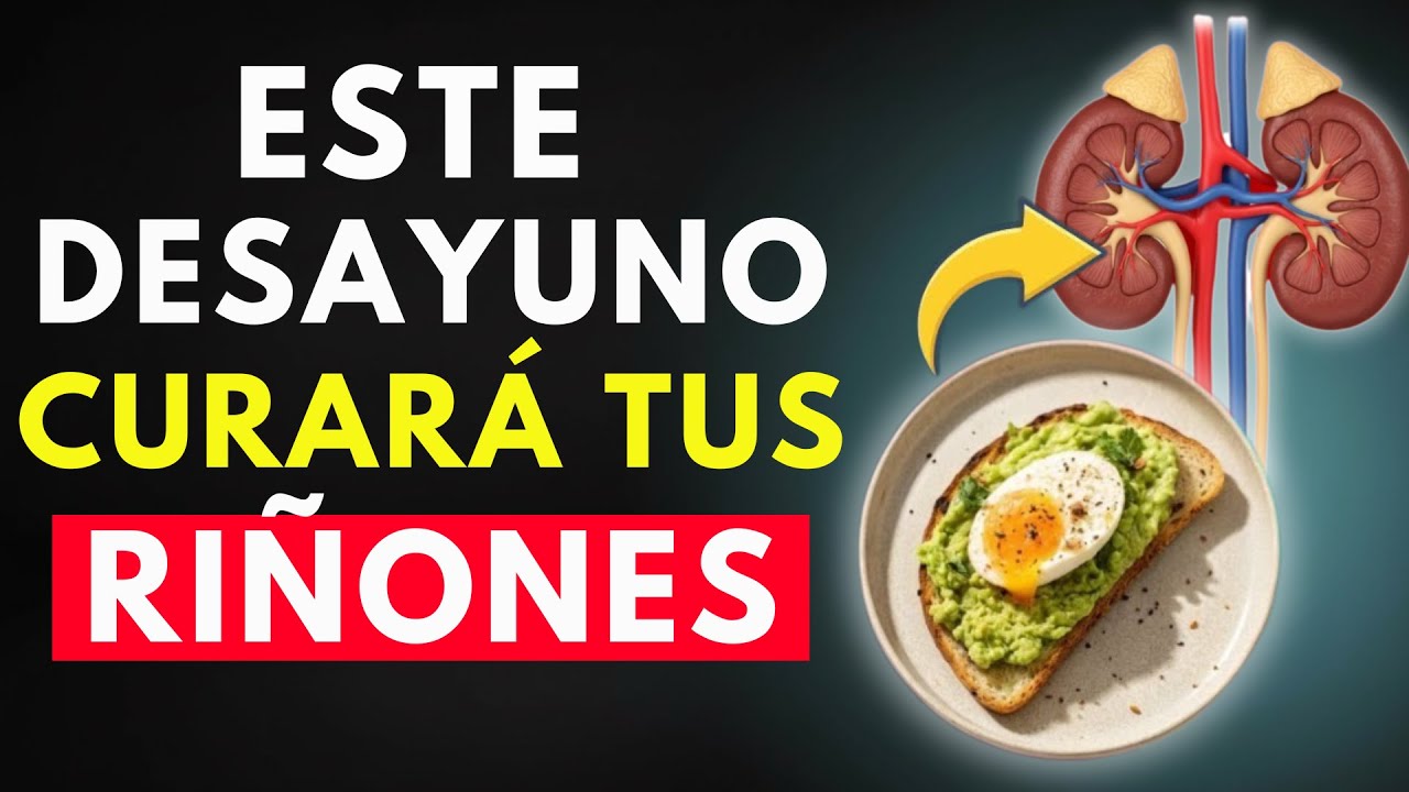 ¿CREATININA ALTA? 3 DESAYUNOS SENCILLOS que limpian tus riñones mejor que cualquier pastilla