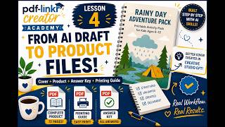 Finishing Our AI-Built Digital Product Cover Answer Key Final PDFs