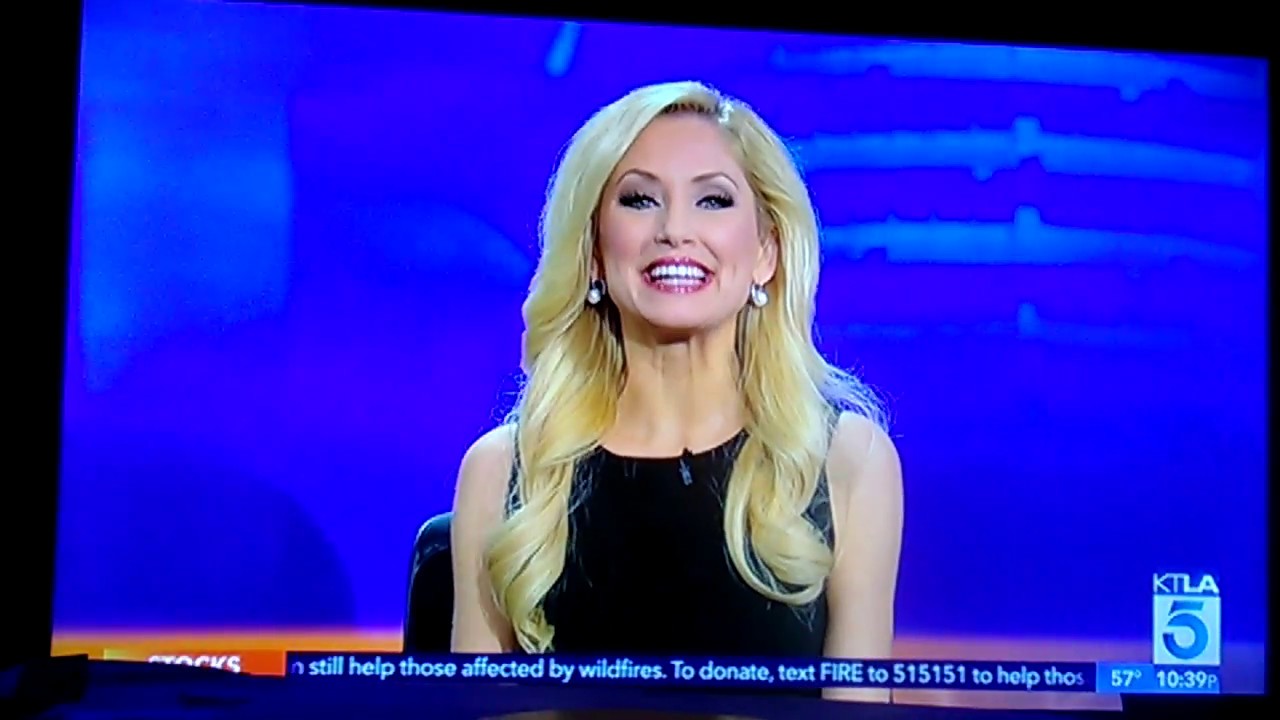 Mary Beth McDade Does the Weather on KTLA 5 News - Good Friday 2018