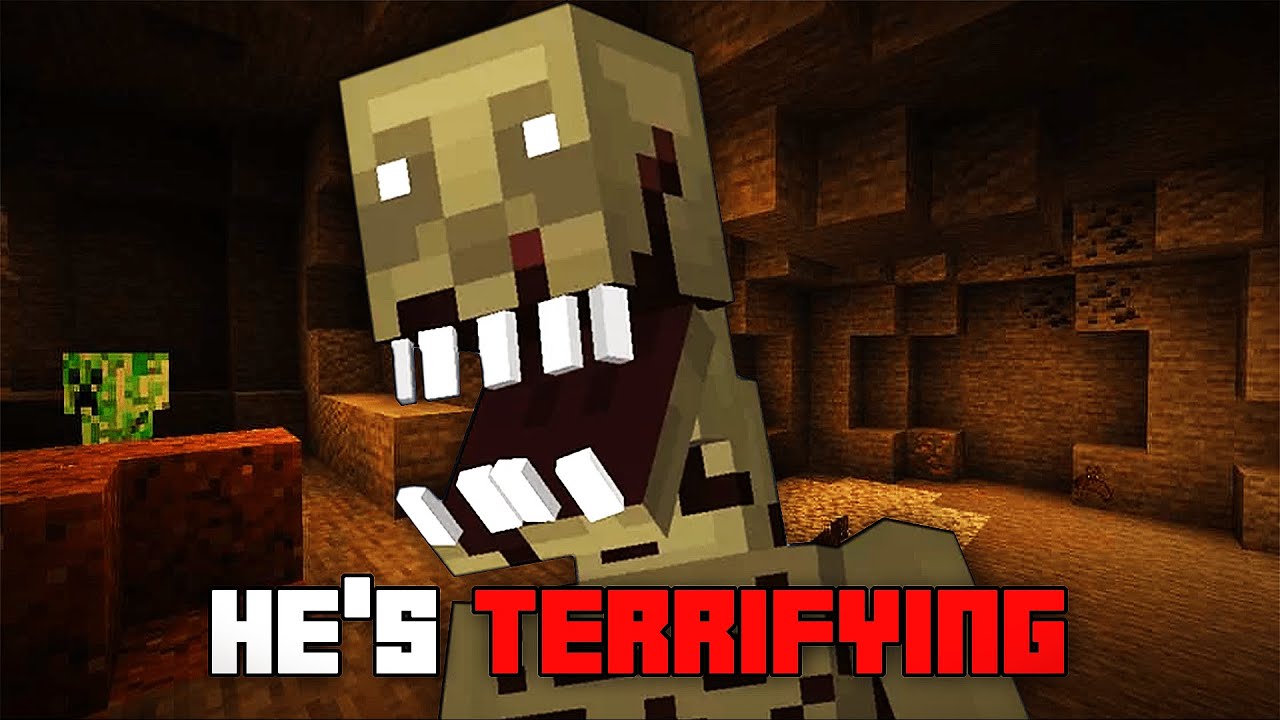 The cave dweller is minecraft s scariest mod youtube
