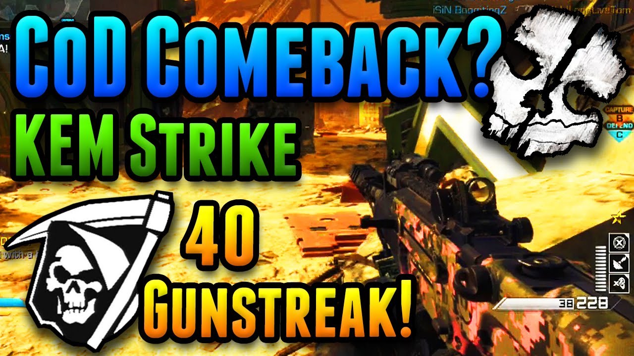 CoD Ghosts: Return of Call of Duty? - KEM Strike w/ 40 Gunstreak!