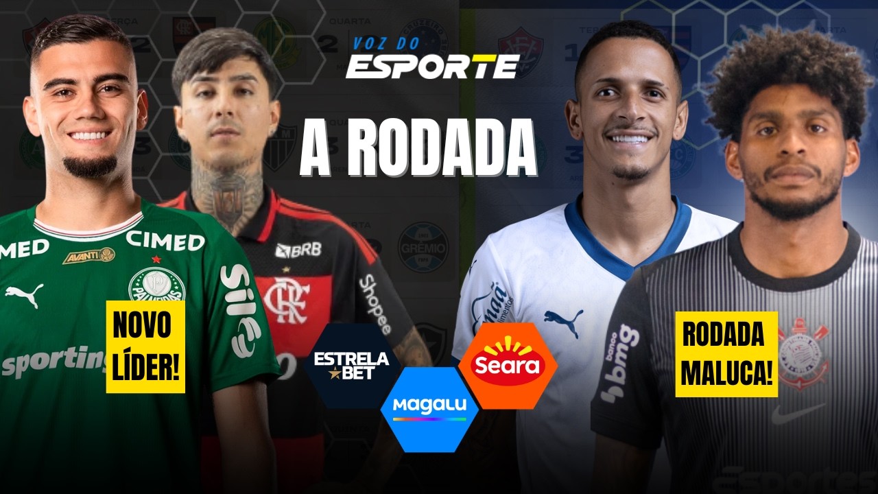 RODADA 03 DO BRASILEIRÃO: GOLS, VIRADAS E NOVO LÍDER NA TABELA