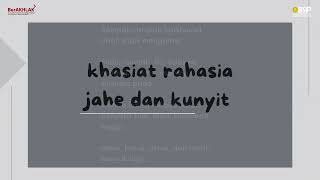 Khasiat Jahe Dan Kunyit