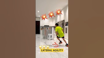 LATERAL SPEED TRAINING 🌟 AGILITY CIRCUIT #speedandagility #shorts #exercise #ninja