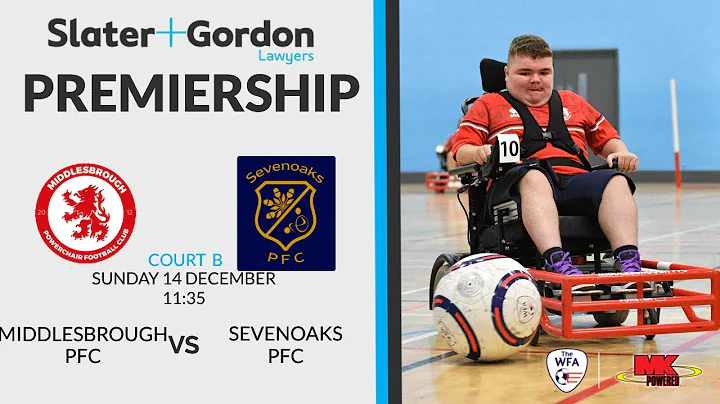 Middlesbrough PFC vs Sevenoaks PFC - Slater & Gordon Premiership Court B