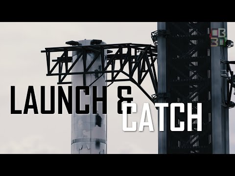 SpaceX Starship/Superheavy Launch and Catch Animation