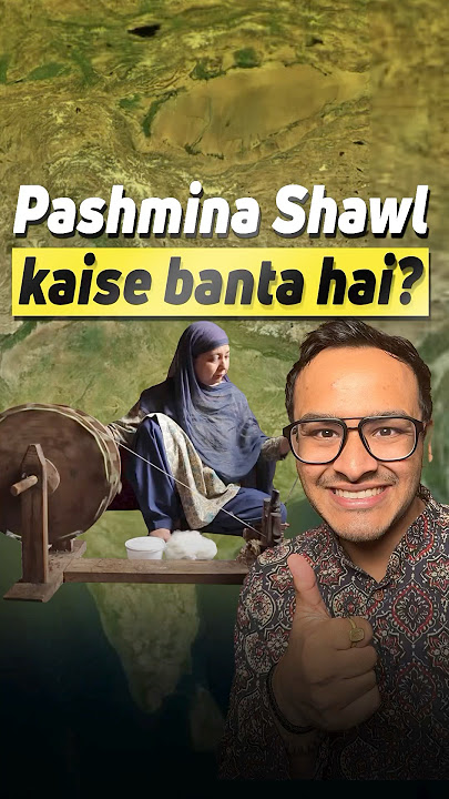 This is how Pashmina Shawls are made 🤩 Ram lalla in Ayodhya to wear Pashmina 🙏 #kashmir #pashmina